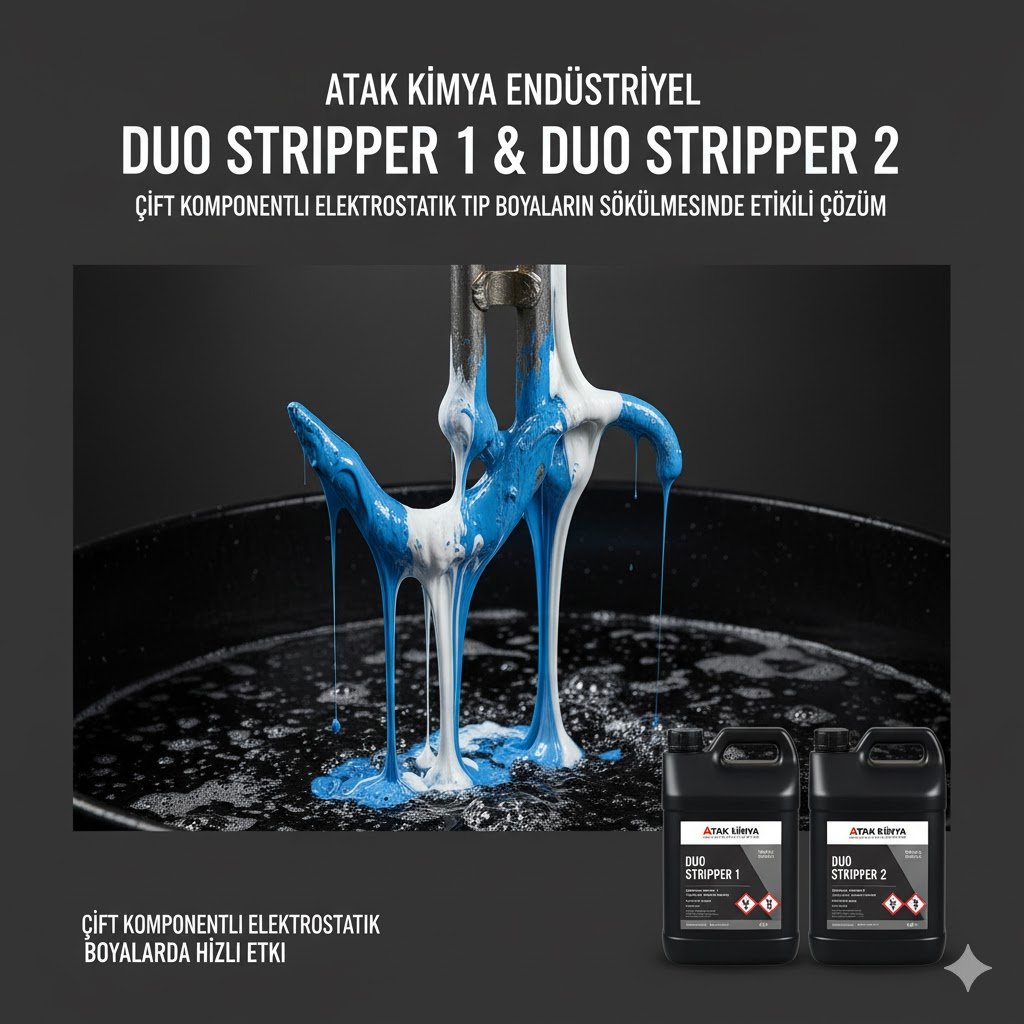 DUO STRIPPER1 & DUO STRIPPER 2 Çift Komponentli Elektrostatik Tip Boya Sökücü