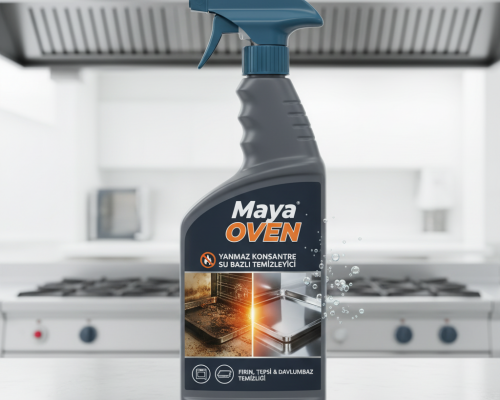 Fırın, Fırın Tepsileri Ve Davlumbazlar Da Yanmış Yağ, Katran Ve Kurum  Temizliği Yanmaz Su Bazlı Temizleyicidir.  Maya Oven
