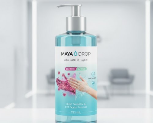 Alkol Bazlı Güçlü Bir El Hijyeni Ürünüdür. Maya Drop