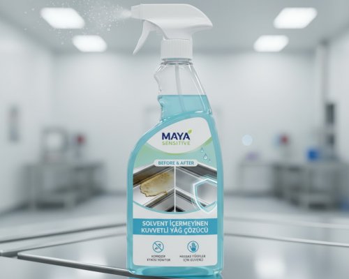 Hassas Yüzeylerde Dahi Etkili Sonuç Veren, Solvent İçermeyen Kuvvetli Bir Yağ Çözücü Korozif Etkisi Yoktur. Maya Sensıtıve