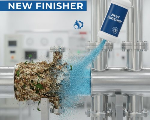New Fınısher Krom Ve Alüminyum, Kapalı Devre Sistemlerdeki Kireç, Tortu, Yosun, Pas Ve Leke Çözer