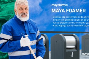 Çöp Konteynerleri Gibi Ağır Yağ ve Kirleri Temizler MAYA FOAMER
